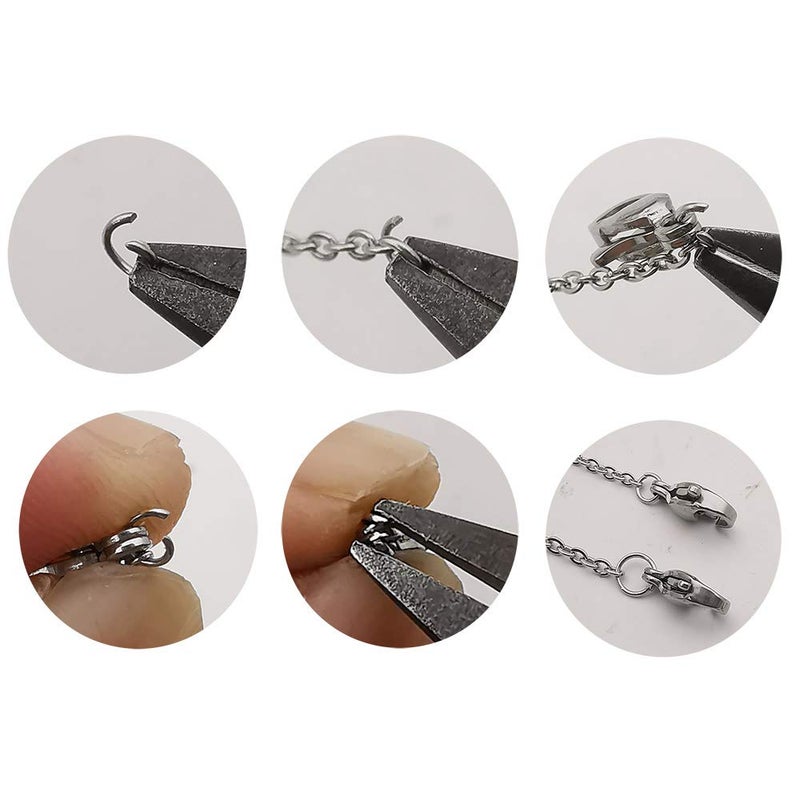 WOCRAFT 2000 pcs Very Small 0.5x3mm Stainless Steel Split Rings Open Jump Ring Connector Rings for Jewelry Making Necklaces Bracelet Earrings Keychain DIY Craft (11673) - Image 5